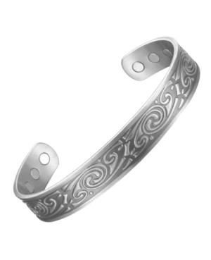Bracelet avec aimants cuivre couleur silver - Vortex