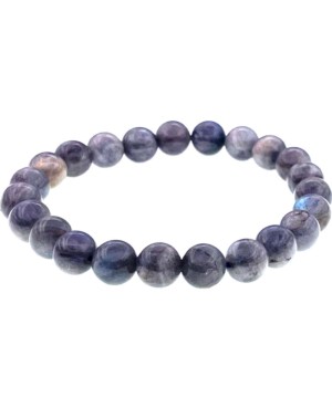 Pierre de protection et clairvoyance en labradorite - bracelet perles 8 mm