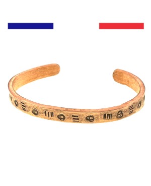 Bracelet cuivre massif - MODÈLE UNIQUE - Sophie Ethnique