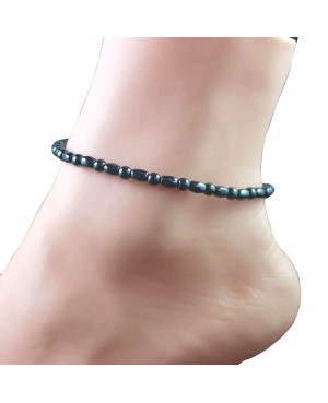 Bracelet de cheville en Hématite magnétique