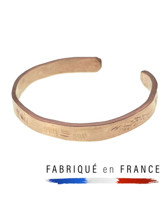Bracelet cuivre massif - MODÈLE UNIQUE - Sophie Ethnique 165 3.11