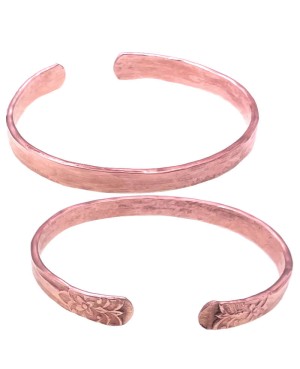 Bracelet artisanal en cuivre massif - Liora