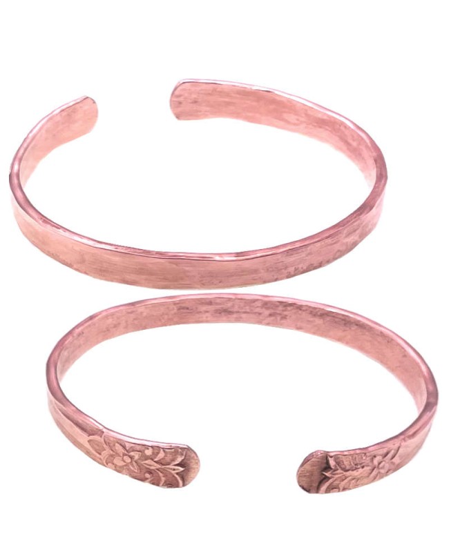 Bracelet artisanal en cuivre massif - Liora