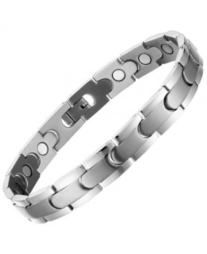 Bracelet acier inox et 15 aimants pour la circulation sanguine - Citronnier