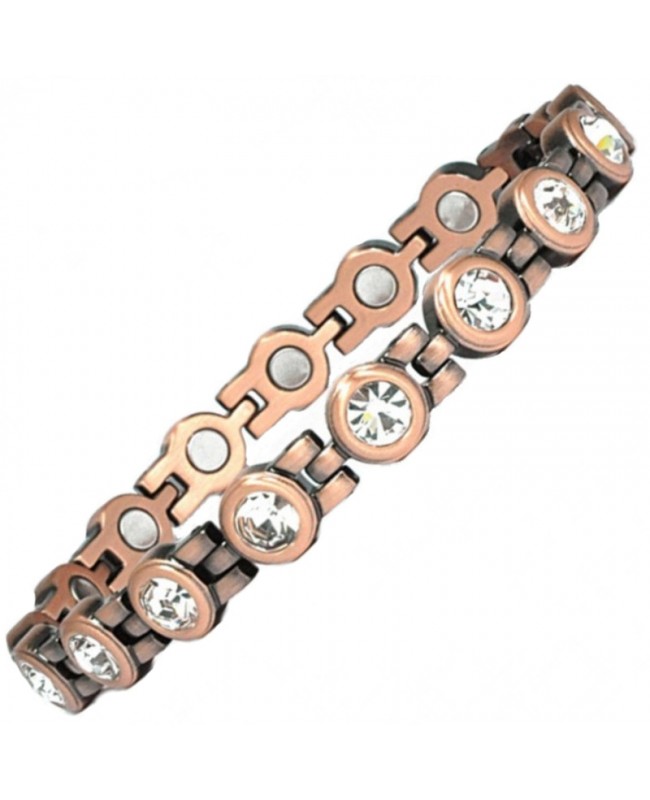 Bracelet en cuivre magnétique 16 aimants style Mauresque