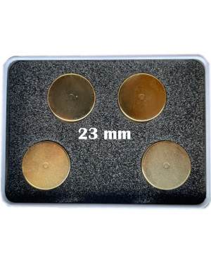 Boite 4 aimants Néodyme pour le soin par les aimants diamètre 23 mm