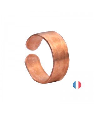 Bague en cuivre massif, fabrication artisanale Française