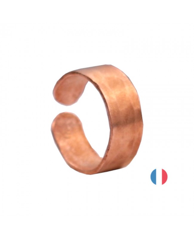 Bague en cuivre massif, fabrication artisanale Française