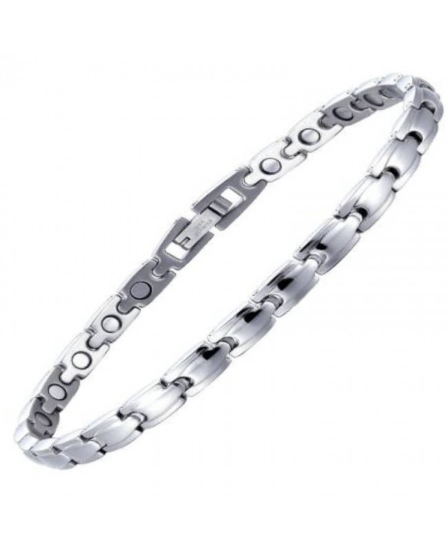 Bracelet aimanté fin et discret en inoxydable acier, avec 25 aimants permanents Bracelet aimanté fin et discret en inoxydable acier, avec 25 aimants permanents
