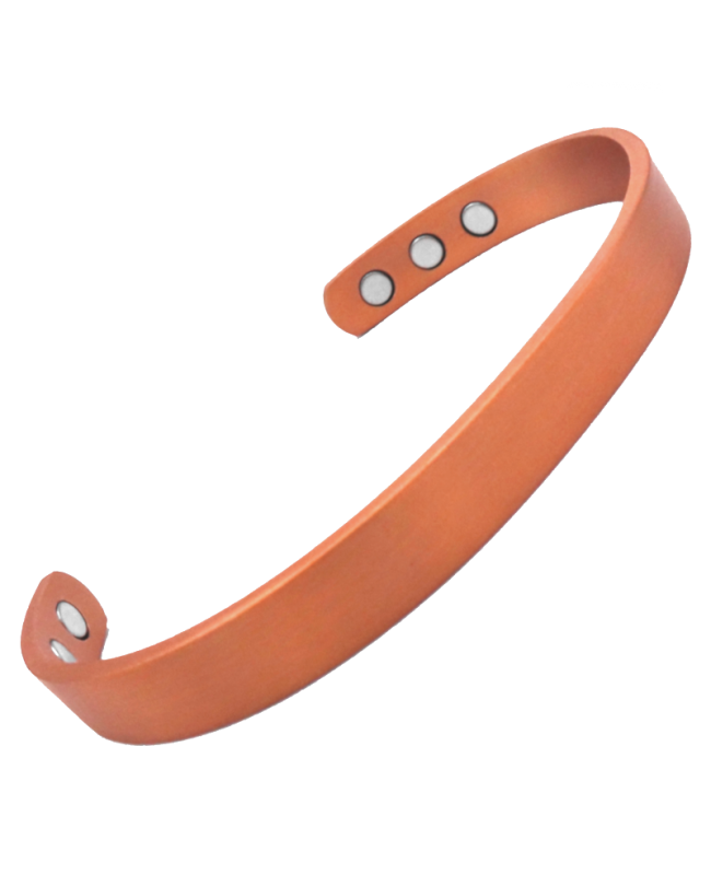 Bracelet aimanté en cuivre massif antalgique et anti-inflammatoire Bracelet aimanté en cuivre massif antalgique et anti-inflammatoire