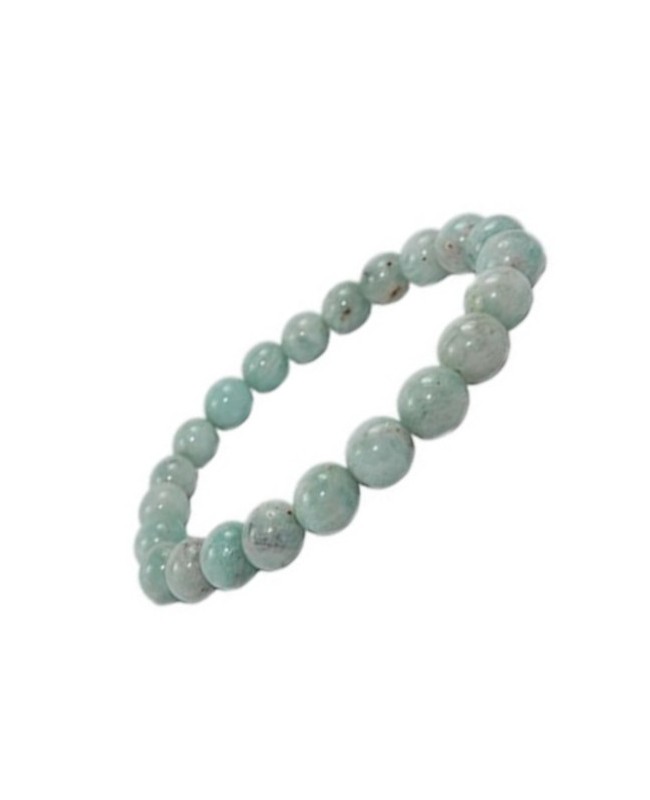 Amazonite bracelet perles naturelles 6 mm