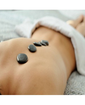 pierres de massage aux pierres chaudes hématite magnétique