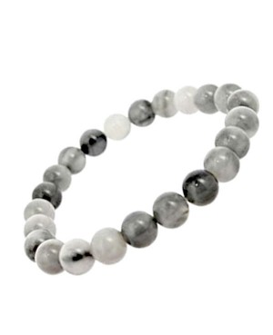 Oeil de Faucon bracelet en perles naturelles 6 mm