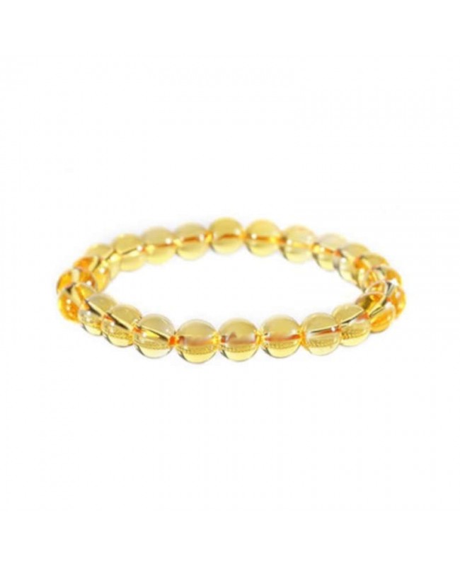 Citrine bracelet en perles naturelles 8 mm
